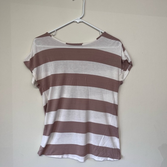 a.n.a pink and white stripe top - Picture 5 of 5